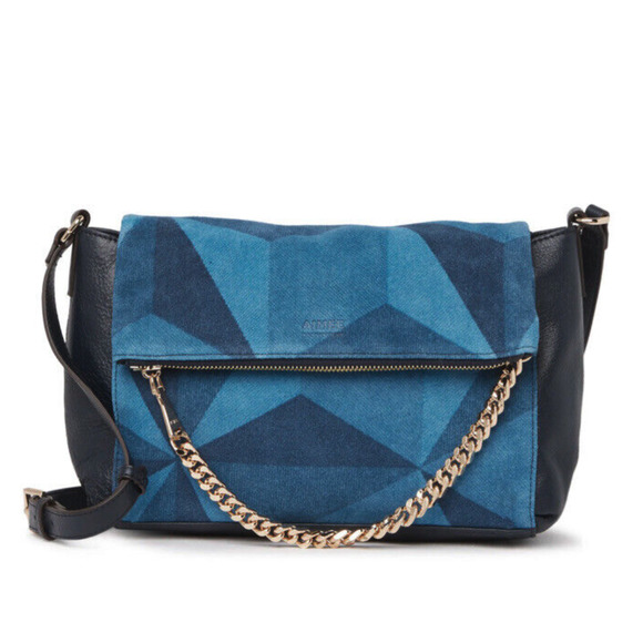 Aimee Kestenberg Handbags - Aimee Kestenberg Madison Crossbody Denim Leather Patchwork Bag